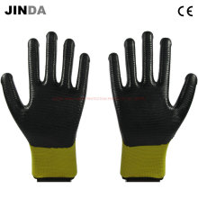 U203 Nitrile Coated Zebra-Stripe Construction Safety Work Gloves